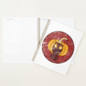 Pompoen gasmasker Halloween-ontwerp Planner (Display)