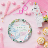 Pompoen Geslacht Onthullen Partij Papieren Bordje (Feest)