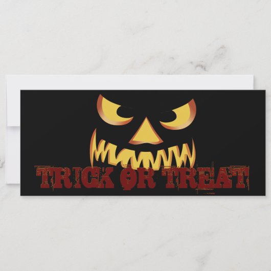 Pompoen Gezicht 2 Kaart (Voorkant)