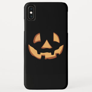 Pompoen gezicht voor Halloween iPhone XS Max Hoesje