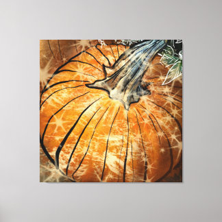 Pompoen Glamour Canvas Afdruk