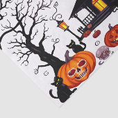 Pompoen Glow Party Tissue Sheets voor Halloween Tissuepapier (Detail)