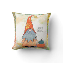 Pompoen Gnome Sierkussen