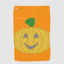 Pompoen Golf Handdoek