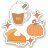 Pompoen Goodies Sticker (Voorkant)