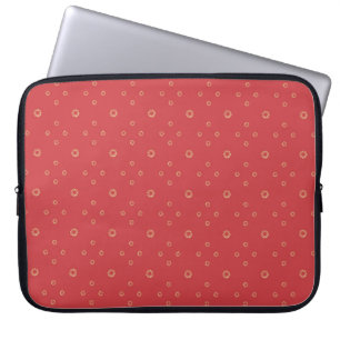 Pompoen Gouden Zinnia Zon Laptop Sleeve