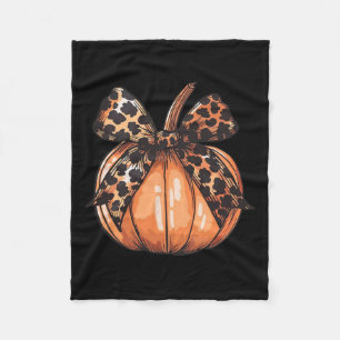 Pompoen Graphic Thanksgiving Herfst Vrouwen Au Fleece Deken