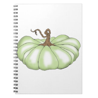 pompoen groen notitieboek