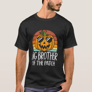 Pompoen Grote broer van de Patch Family Halloween T-shirt
