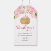 pompoen gunst tag cadeaulabel (Voorkant)