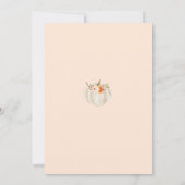 Pompoen Halloween 2e meisje verjaardag Kaart (Achterkant)