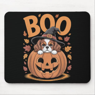 Pompoen Halloween Cavalier King Charles Spaniel Muismat
