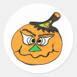Pompoen Halloween Funny Sticker