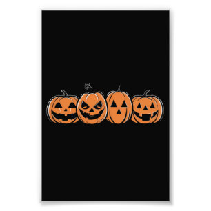 Pompoen Halloween Herfst Thanksgiving Gift Foto Afdruk