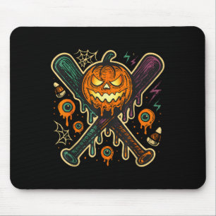 Pompoen Halloween Honkbal Ijs Drip Soky Boy Muismat