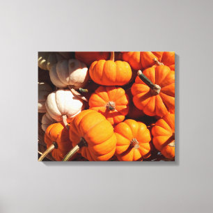 Pompoen halloween jack o lantaarn oranje pompoenen canvas afdruk