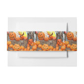 Pompoen halloween jack o lantaarn oranje pompoenen uitnodigingen wikkel (Voorkant Voorbeeld)