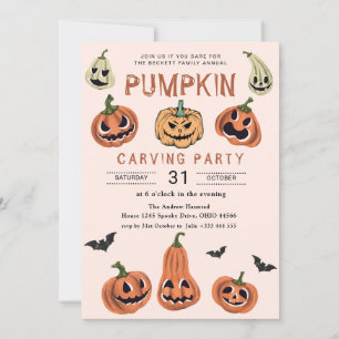 POMPOEN Halloween Kaart