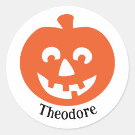 Pompoen Halloween Sticker