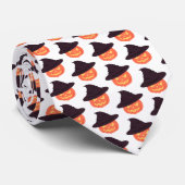  Pompoen Halloween Stropdas Fun Oranje Stropdas (Opgerold)