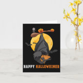 Pompoen Halloween Voor Vrouwen &Camp; Vleermuis Wo Kaart (Gele Bloem)