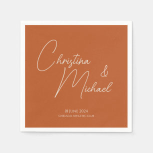 Pompoen · Handgeschreven Script Servet