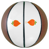 Pompoen Hart Basketbal (Verticaal)