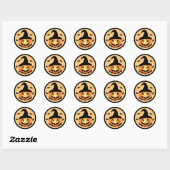 pompoen heks Sticker (Vel)