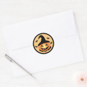 pompoen heks Sticker (Envelop)