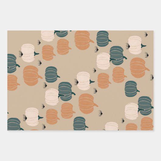 Pompoen Helloween Inpakpapier Vel (Voorkant)