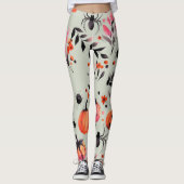 Pompoen Helloween Leggings (Voorkant)