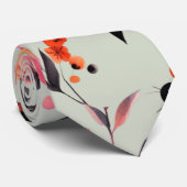 Pompoen Helloween Stropdas (Opgerold)