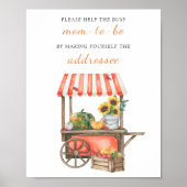 Pompoen - Help de drukke moeder-to-be geadresseerd Poster (Voorkant)