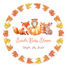 Pompoen Herfst Baby shower Herfstbladeren & Dieren
