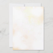 Pompoen Herfst Bloemen Thanksgiving Diner Kaart (Achterkant)