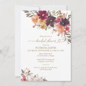 Pompoen Herfst Bruidsfeest Kaart (Voorkant)