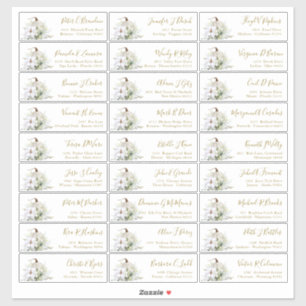 Pompoen Herfst Gast Namen Adres Sticker