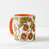 Pompoen Herfst Handgetekend Mok (Voorkant links)