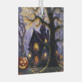 pompoen/herfst/herfst/Halloween Glas Ornament (Voorkant Rechts)