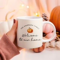 Pompoen herfst herfstwelkom in ons interieur