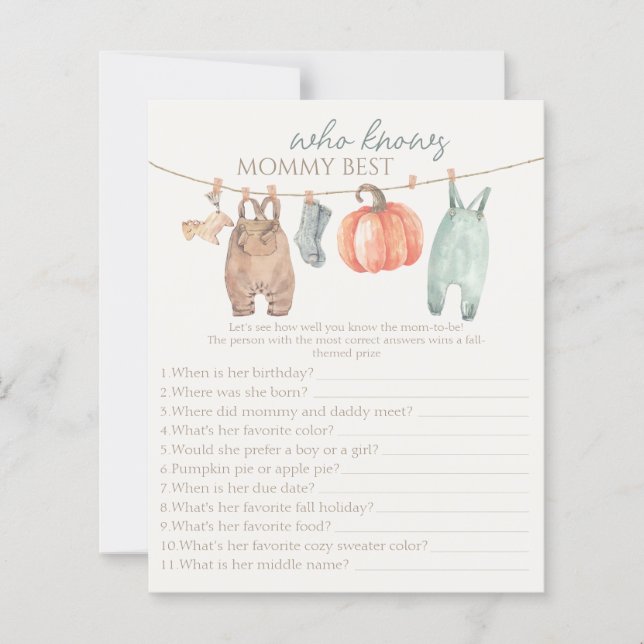 Pompoen Herfst Kleding Jongen Die Mama Het Beste K (Voorkant)