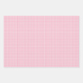 Pompoen Herfst Roze Plaid Baby shower Inpakpapier Vel (Voorkant 2)