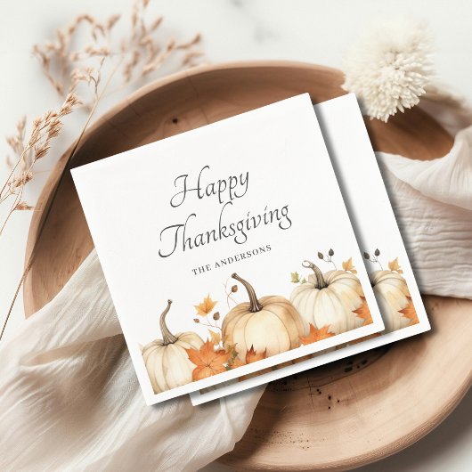 Pompoen Herfst Thanksgiving Servet