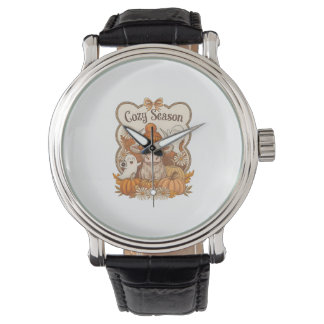 Pompoen-Hoogland Koe Geest Halloween Horloge
