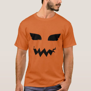 Pompoen Jack o Lantern Halloween Griezelface T-shirt