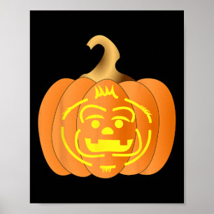 Pompoen Jack O Lantern Halloween Mannen Vrouwen Poster