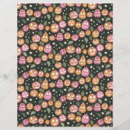 Pompoen Jack-o'-lantern Parade Scrapbook Paper