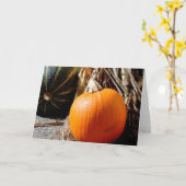 pompoen kaart (Gele Bloem)