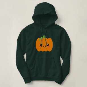 Pompoen Karakter Hoodie, Stijlvolle Herfst Hoodie