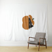 Pompoen kat Classic T-Shirt_1 Wandkleed (In Situ (horizontaal))